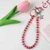 Luxury High-End Beaded Mobile Phone Chain Universal Phone Anti Loss Lanyard For Women Girls  Keychain Pendant