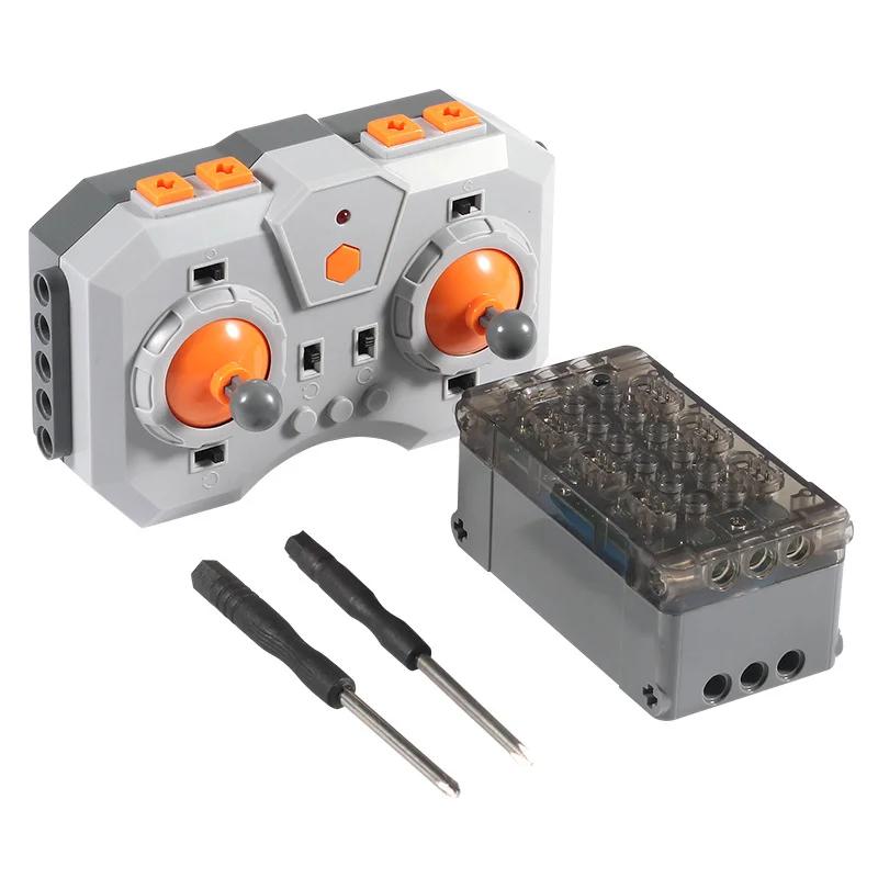 Набор MOC Строительные Блоки 8-канальный Умный RC Комплект 6В Li Аккумуляторный Блок Система Управления через Bluetooth APP Для DIY Проектов из Кубиков