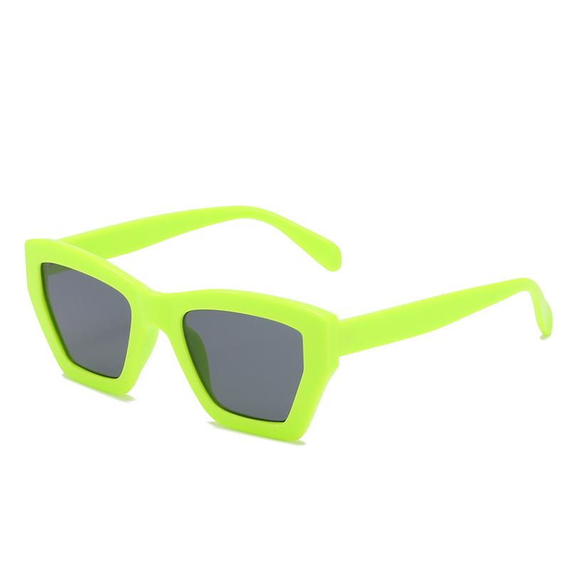 New fashion sunglasses men's trendy personalized box sunglasses women's UV-proof glasses
