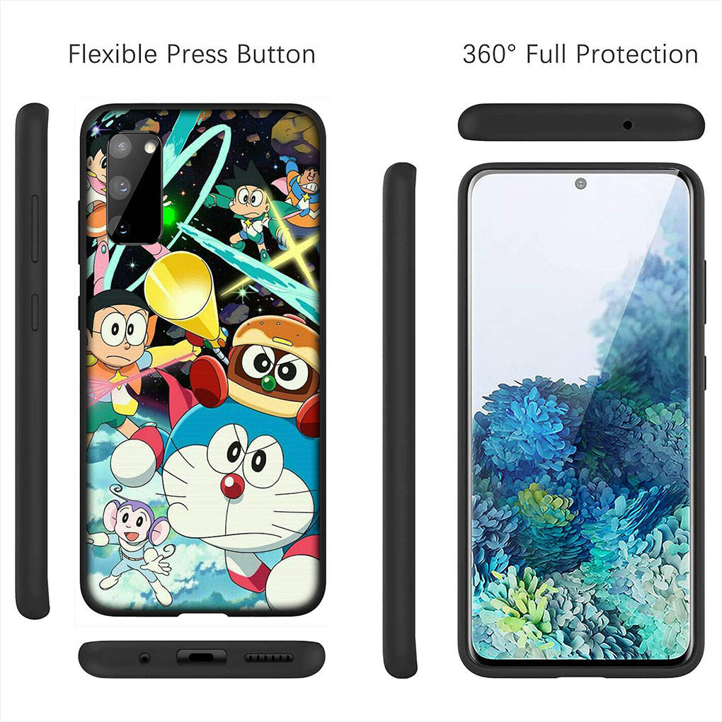 Чехол для iPhone 16 15 Xiaomi Redmi Note 14 13 12 11 Pro Max X 8 9 16e Samsung Galaxy S25 S24 S23 Moto 14C OPPO Huawei Comics Doraemon милый чехол для телефона
