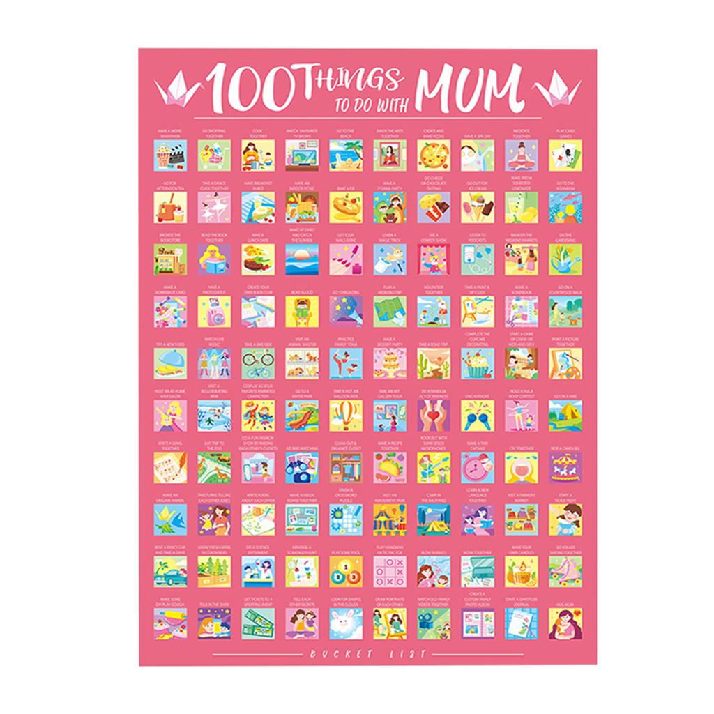 100 Date Ideas Scratches Off Poster Adventure Challenge Couple Gift Bucket List Adventure Challenge Bucket List Date Night Ideas