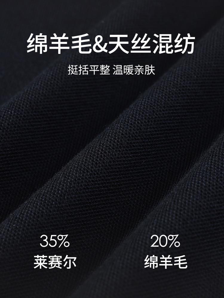 [Light Luxury Old Money Style] Autumn Fine Spinning Cotton Wool Jacket for Men, Classic Collar, Easy to Care Knitted Coat