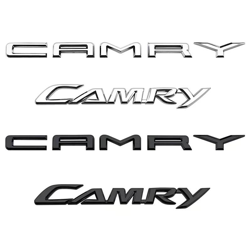 1pc 3D ABS High Quality Camry Sticker Car Letter Front Emblem Rear Tail Trunk Decals Badge Sticker Decal for Toyota Camry