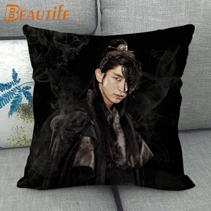 Новое поступление LEE JOON GI Наволочка Спальня Дом Декоративная Наволочка xсм Квадратная На молнии Наволочки Хлопок Лен Ткань Не выцветает