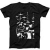 Play That Beat Drummer Drums Classic Jazz Rock Funny Gift Tee Black T Shirt 279