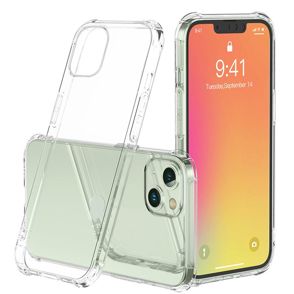 iPhone 17 Pro Transparent TPU Airbag Drop-Proof Soft Case with Precision Hole and Lens Protection
