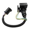 Professional Multi-Tow 4-Way to 7-Way  e & 4-Way Flat Female Trailer Towing Connector Suitable for s & Campers
