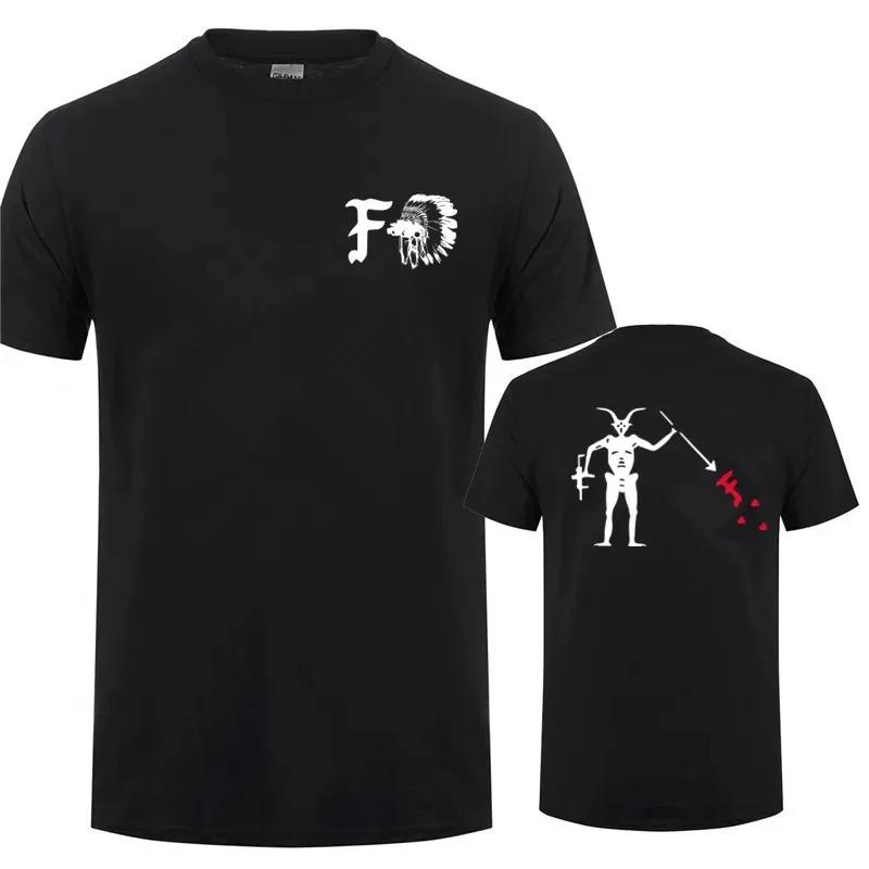 GBRS Forward Observations Group T Shirts Summer Cotton Short Sleeve Men Clothing Death Skeleton Satan High Quality Tees Tops