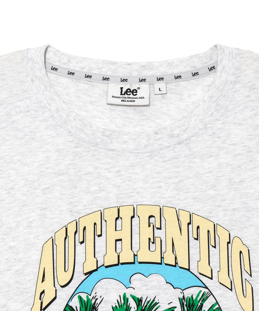 LEE Authentic Riders Graphic T-Shirt Light Grey