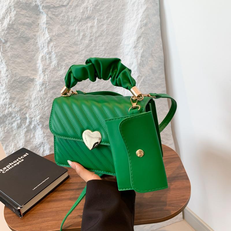 New Messenger Bag Small Square Bag Fashionable Casual Texture Women's Bag Hand Commuting Simple Personality Popular Shoulder Bag