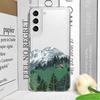 Чехол для телефона Vivo 50 Lite V30 V27 V25 V23 Pro Y36 Y29 Y76 Y75 Y100 Y04 5G с изображением дома и горного пейзажа, мягкие чехлы