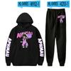 Наборы толстовок с капюшоном с принтами аниме Aphmau Merch для мужчин и женщин, комплекты спортивных костюмов, повседневная толстовка с капюшоном + брюки, комплекты из 2 предметов, уличная одежда, толстовки большого размера