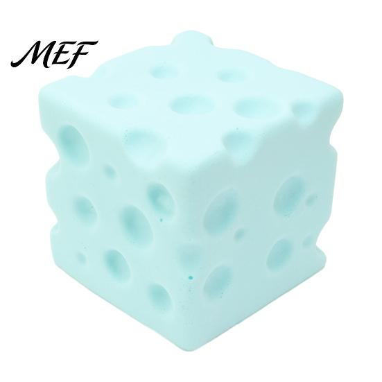 Simulated Cheese Squeeze Toy Toy, Block Sensory for Stress Desk Ornaments Relief, Slow Rise Pinch Home Office Classroom Anxiety Relief Gadget