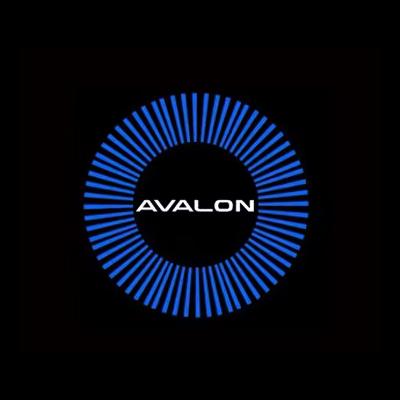 2 шт. Для Toyota Avalon 2022 года и более поздних моделей, приветственный свет в двери автомобиля, проекционный свет, подсветка под ноги, предупреждающий свет двери, декор