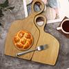 2Pcs Wooden Cutting Board with Handle for Kitchen Multifunctional Serving Tray for Cheese Fruits Desserts Charcuterie Boards Dining Table Decor