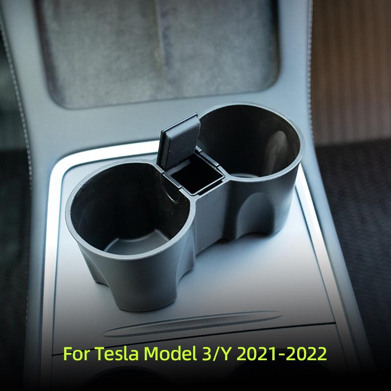 Для Tesla Model 3 Y, держатель для чашки на центральной консоли, силиконовый стакан для воды, нескользящие подставки для автомобиля