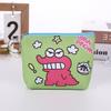 Crayon Shinchan Coin Purse Cute Anime Student Wallet Cartoon Travel Wallet Keychain Key Charger Storage Bag Gift