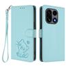 For iPhone 15 Pro Max Kickstand Case Tri-fold Card Bag PU Leather Coated TPU Cover Compatible with
