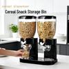 Двойной диспенсер для хлопьев: Влаго- и пылезащищенная банка для хранения круп и закусок