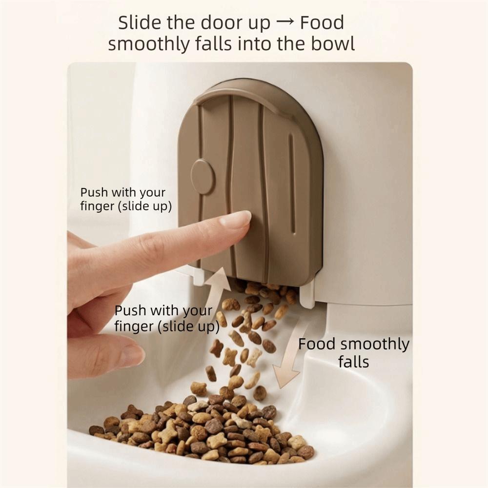 2 in 1 Mushroom Pet Automatic Feeder Large Capacity Cat Water Dispenser Multi-Pet Household