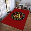 Atlanta United FC Logo Pattern Rug Non-slip rug suitable for living room and bedroom sofas