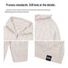 MARK FAIRWHALE American Retro Cable Knit Hooded Cardigan