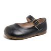 Girls' casual leather shoes, new summer styles, children's single shoes, versatile and fashionable princess-style walking shoes for little girls