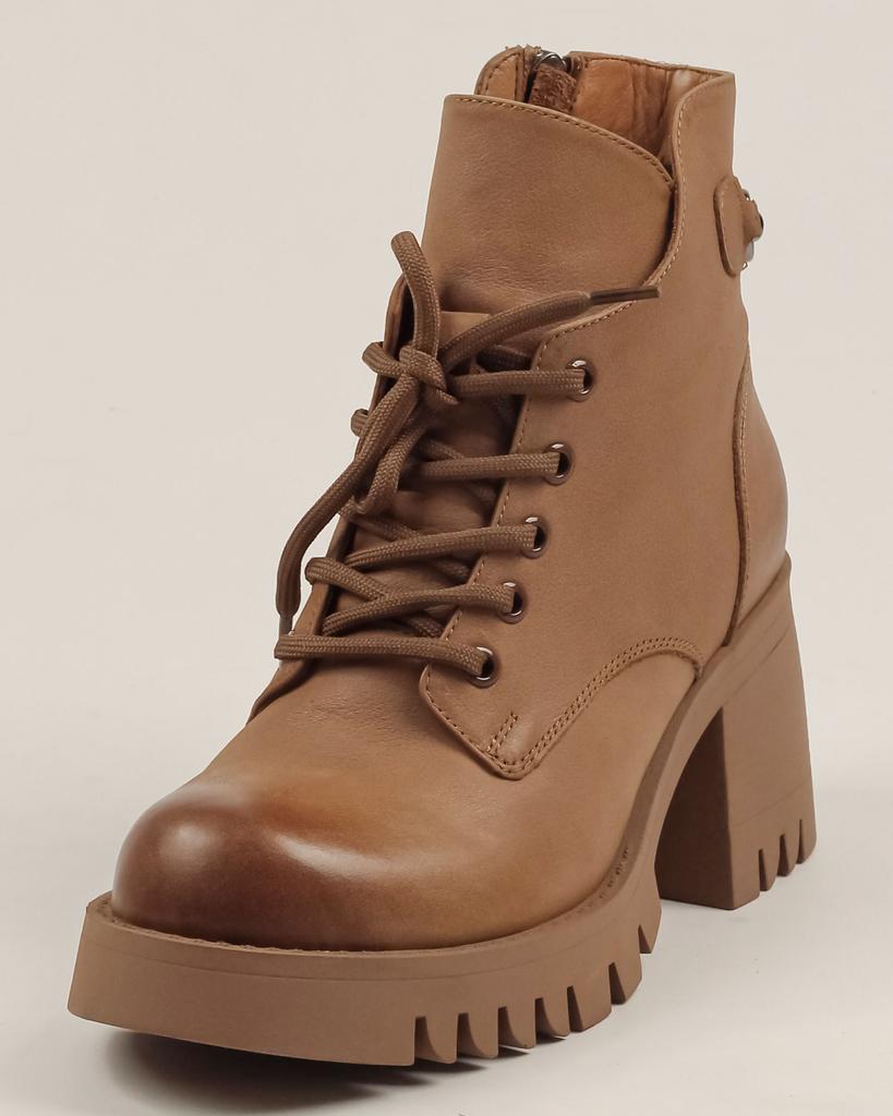 Ботинки женские осенние Phany 2814600 36 рыжие кожа