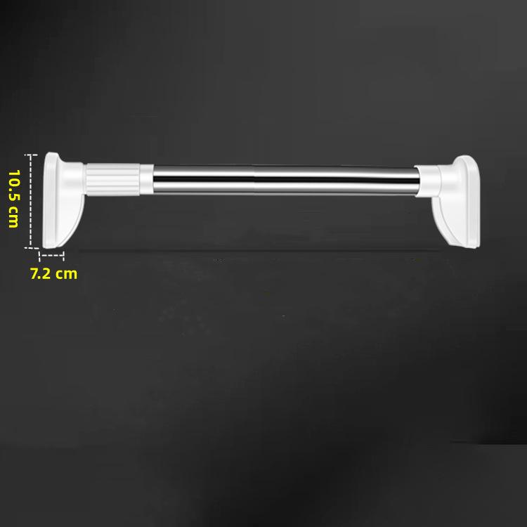 Раздвижная вешалка для одежды, многофункциональные штанги для душевых занавесок, регулируемые вешалки, простые опорные штанги из нержавеющей стали, аксессуары