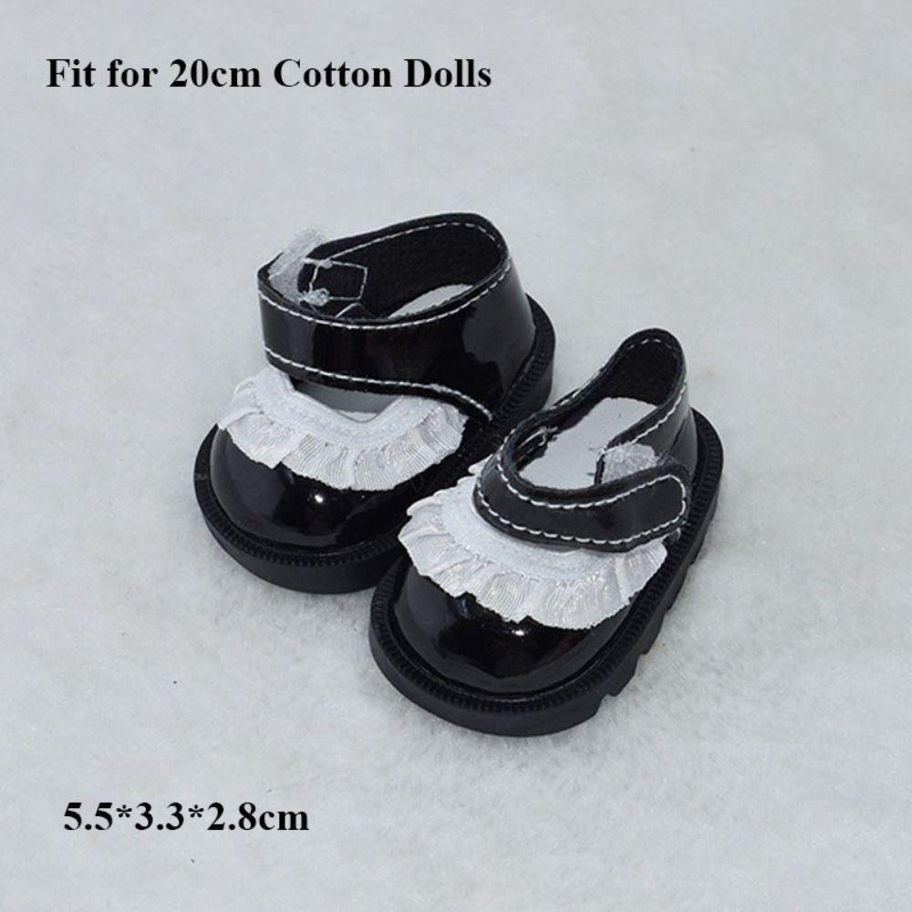 Leather Shoes for 10cm/20cm Cotton Doll Clothes Accessories Fashion Casual Wear Leather Boots Dolls Shoes Cotton Doll Shoes