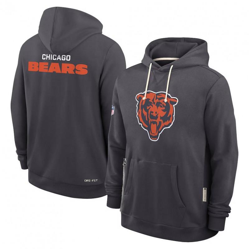 Mens Hooded Sweatshirt With Football Print Casual Sportswear Winter Loose Fit Cotton Pullover