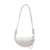 Niche dumpling bag women's 2026 soft leather versatile messenger new fashion shoulder underarm commuter bag