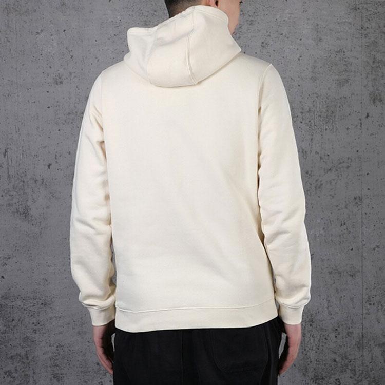 Nike Повседневная спортивная толстовка с капюшоном, мужские топы, белые CD3257-280