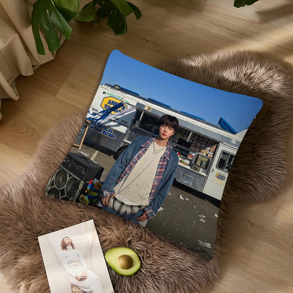 Горячая K-pop Подушка Чехол Диван Гостиная Изголовье Спальня Спинка Подушка Квадратная Подушка J-jin-Music Крутое Время для Сна