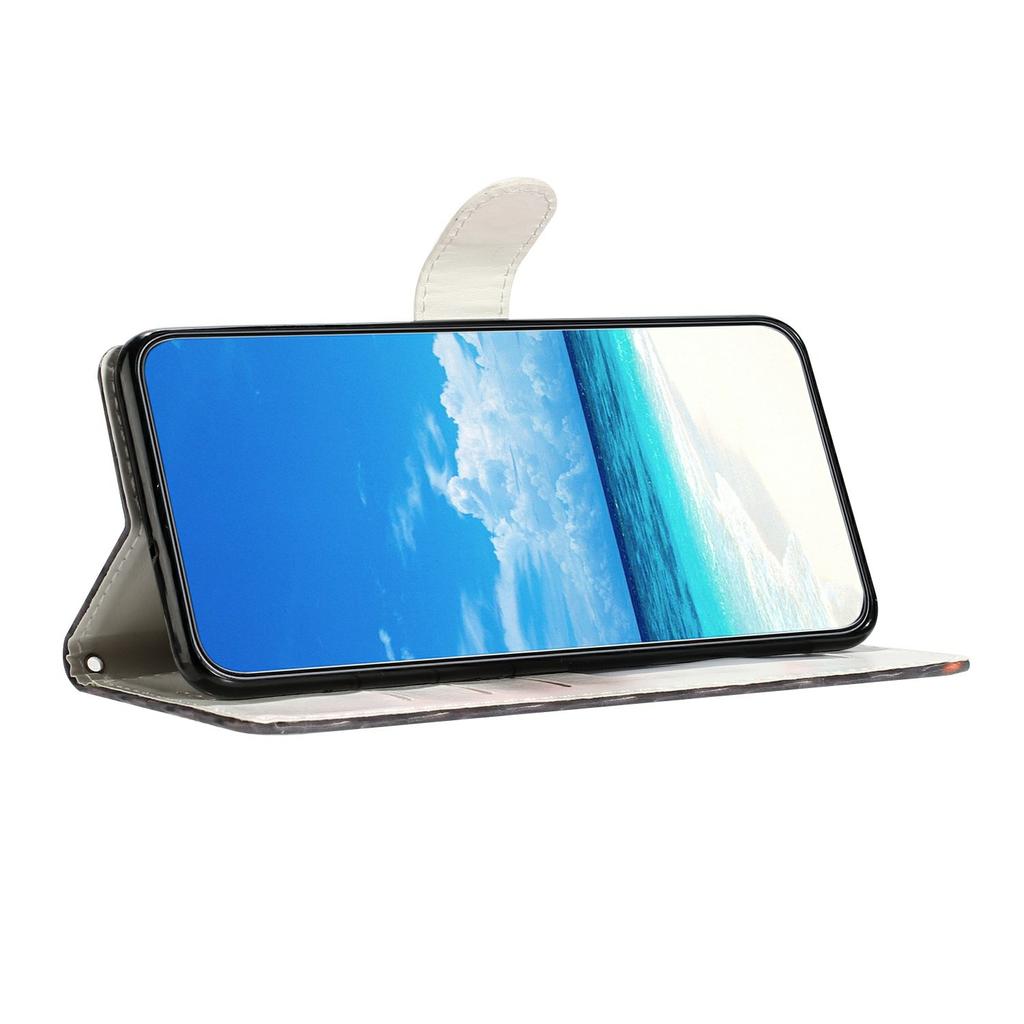Для Samsung Galaxy S25 FE Чехол-кошелек из ПУ кожи с печатным рисунком, подставка, чехол для телефона с ремешком