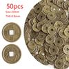 Golden copper coins, combination coins for attracting wealth and treasure, lucky coins, collectible copper coins, wealth tree accessories