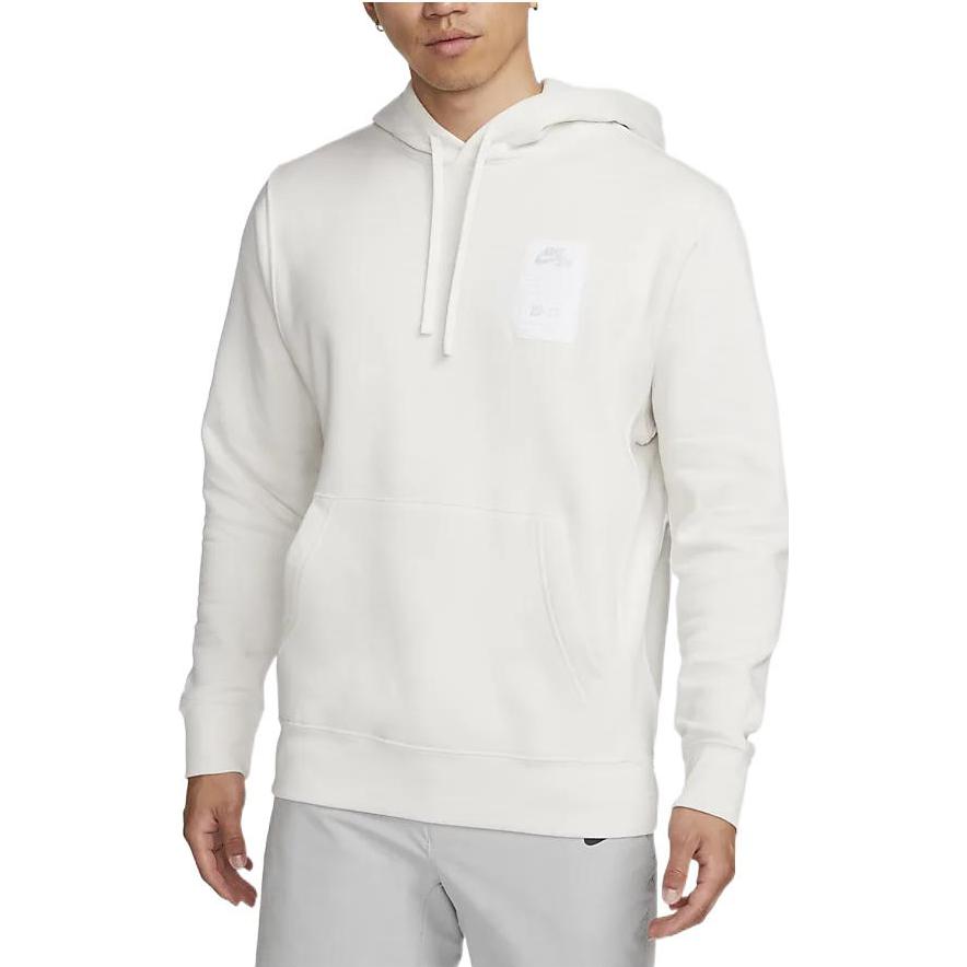 Nike Толстовки Мужские Белые С Капюшоном Средней Посадки Обычные DX1084-030