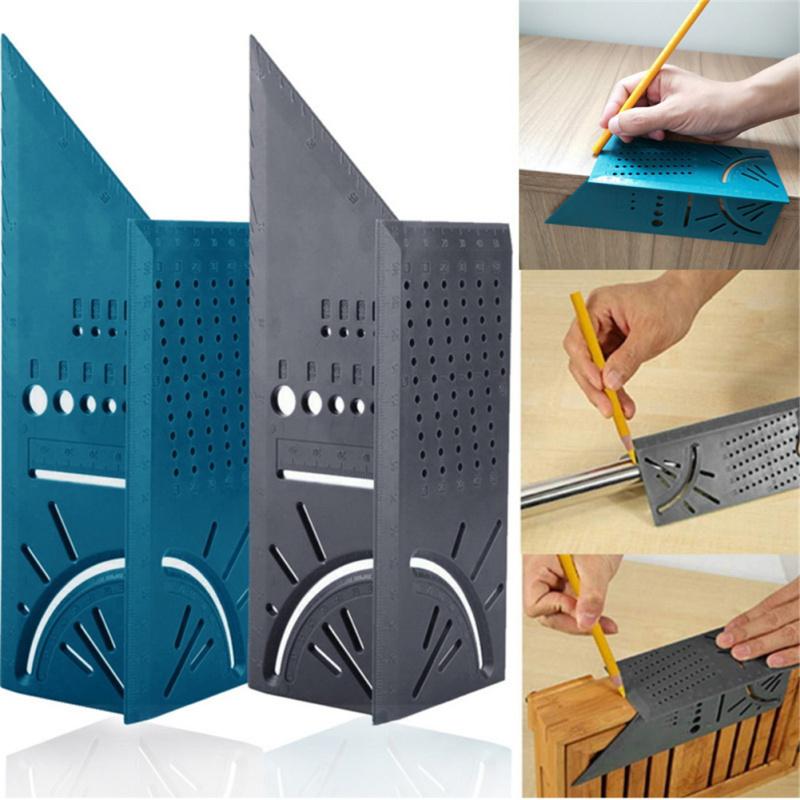 Wood Working Ruler Angle Measuring Gauge Square Size Measure Tool Pen