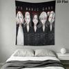 Tokyo Revengers Wall Tapestry Aesthetic Wall Hanging Printed Fabric Blanket Decorative Tapestries for Bedroom Living Room Home Decor