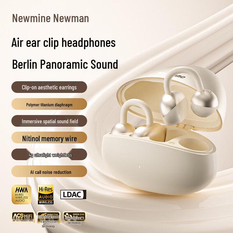 Спортивные Bluetooth-наушники Newmine T29 OWS с креплением-клипсой