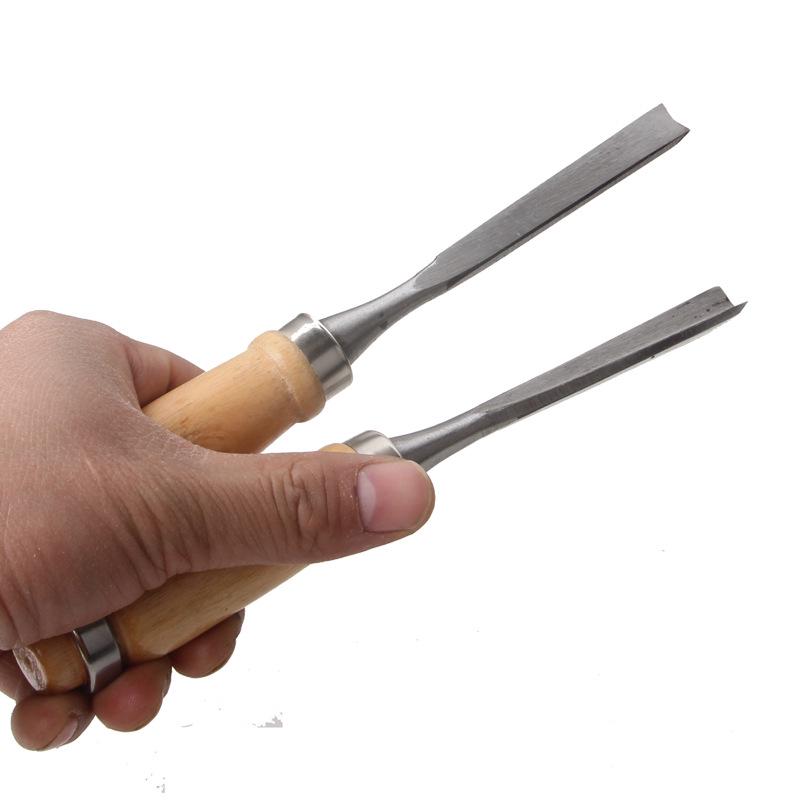 Набор из ножей и стамесок для резьбы по дереву ручной работы - 12 предметов