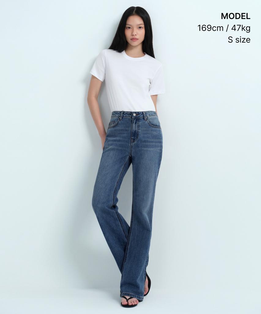 MUSINSA STANDARD WOMAN [Cooltandard] Women'S Basic Crew Neck T-Shirt [White]