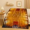 2026 New Basketball Court Art Flannel Blanket,Ultra Soft Warm Plush Throw for Home Bedroom Bed Sofa Cover Travel Camping  Gift
