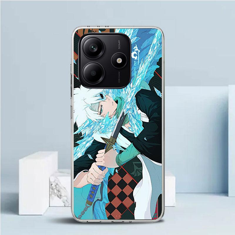 Hitsugaya Toushirou Bleach Phone Case For Xiaomi Redmi Note 15 14 14S 13 12S 12 Pro Plus 11S 11 11T 11E 10S 10 + Soft TPU Back C
