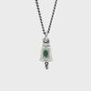 [SILVER925]_Eye Guardian Bell (green)