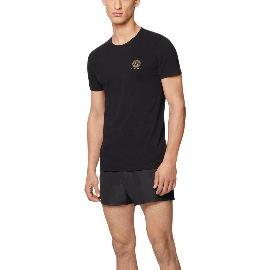 VERSACE Men's Medusa Undershirt Black AUU01005-A232741-A1008
