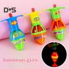 5/10/20Pcs LED Light-Up Spinning Top Battery Operated Educational Kids Flashing Plastic Spinning Top Toy Toddlers Boys Girls Gift Party Favors