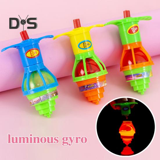 5/10/20Pcs LED Light-Up Spinning Top Battery Operated Educational Kids Flashing Plastic Spinning Top Toy Toddlers Boys Girls Gift Party Favors