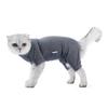 Cat Recovery Suit 4 Legged Prevents Hair Loss Highly Elastic Comfortable Skin Friendly Soft Kitten