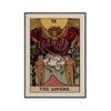 Волшебник таро императрица солнца жрица холст картины настенные искусства постеры и настенные панели для гостиной домашний декор